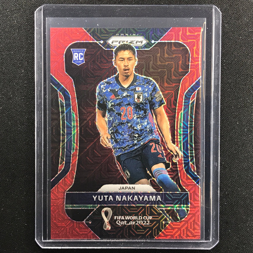 2022 Prizm Fifa World Cup Qatar Yuta Nakayama Rookie Red Mojo 96/99