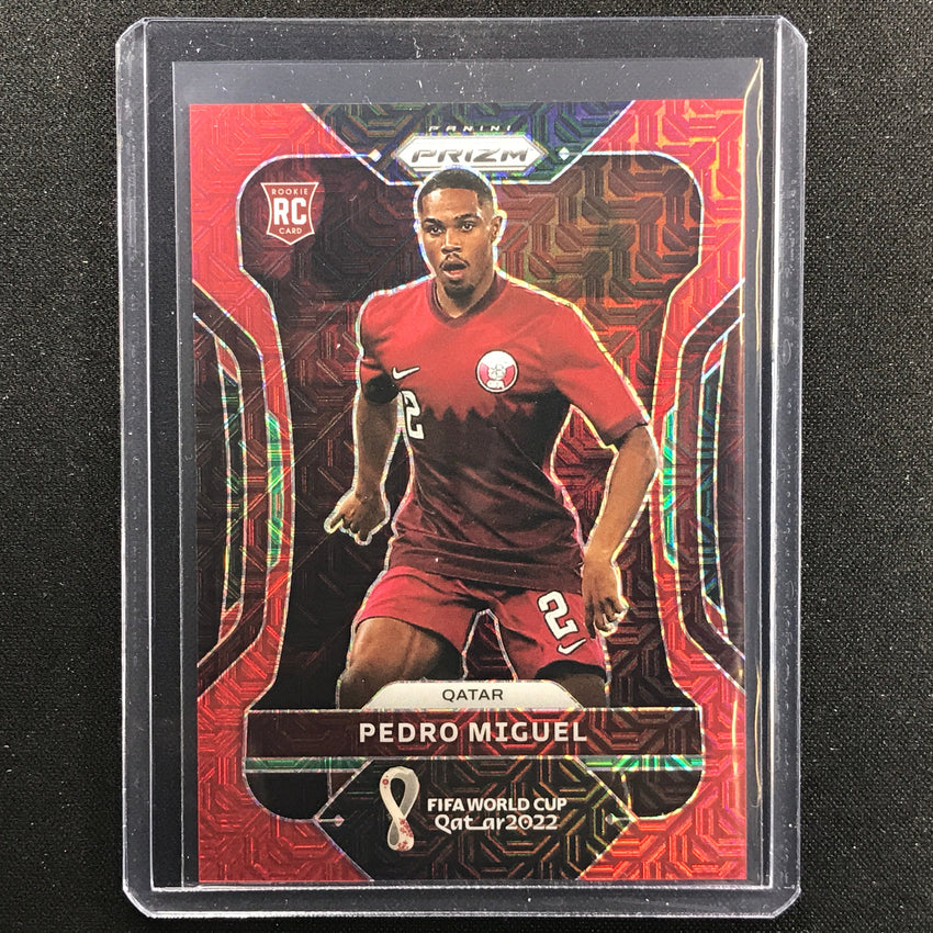 2022 Prizm Fifa World Cup Qatar Pedro Miguel Rookie Red Mojo 35/99