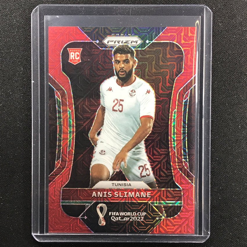 2022 Prizm Fifa World Cup Qatar Anis Slimane Rookie Red Mojo 39/99