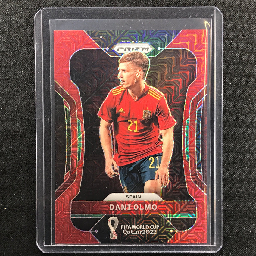 2022 Prizm Fifa World Cup Qatar Dani Olmo Red Mojo 59/99