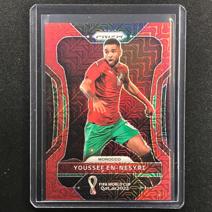2022 Prizm Fifa World Cup Qatar Youssef En-nesyri Red Mojo 48/99
