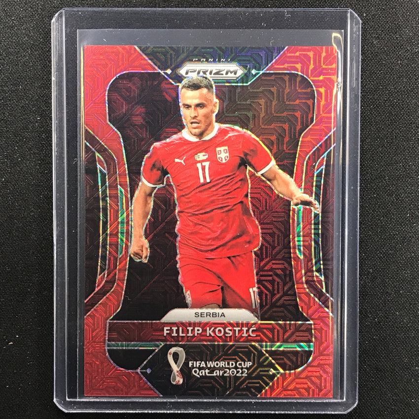 2022 Prizm Fifa World Cup Qatar Filip Kostic Red Mojo 54/99