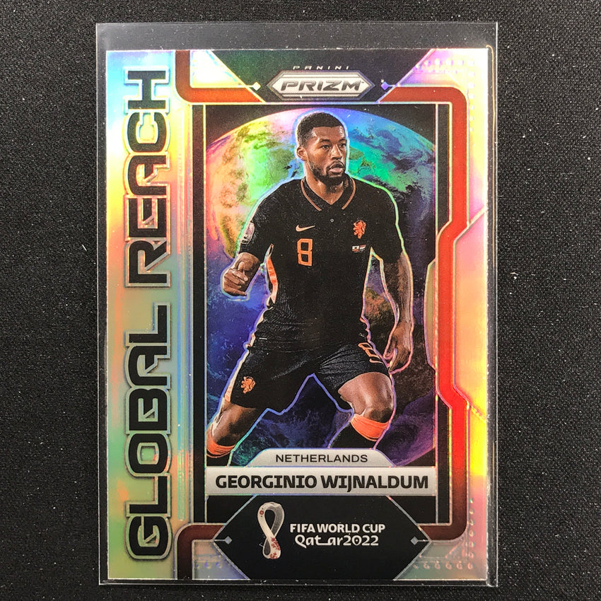 2022 Prizm FIFA World Cup Qatar GEORGINIO WIJNALDUM Global Reach Silver #27