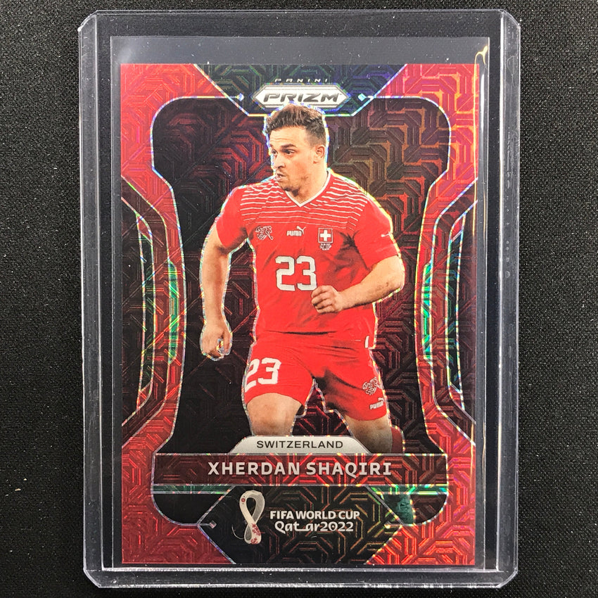 2022 Prizm Fifa World Cup Qatar Xherdan Shaqiri Red Mojo 59/99