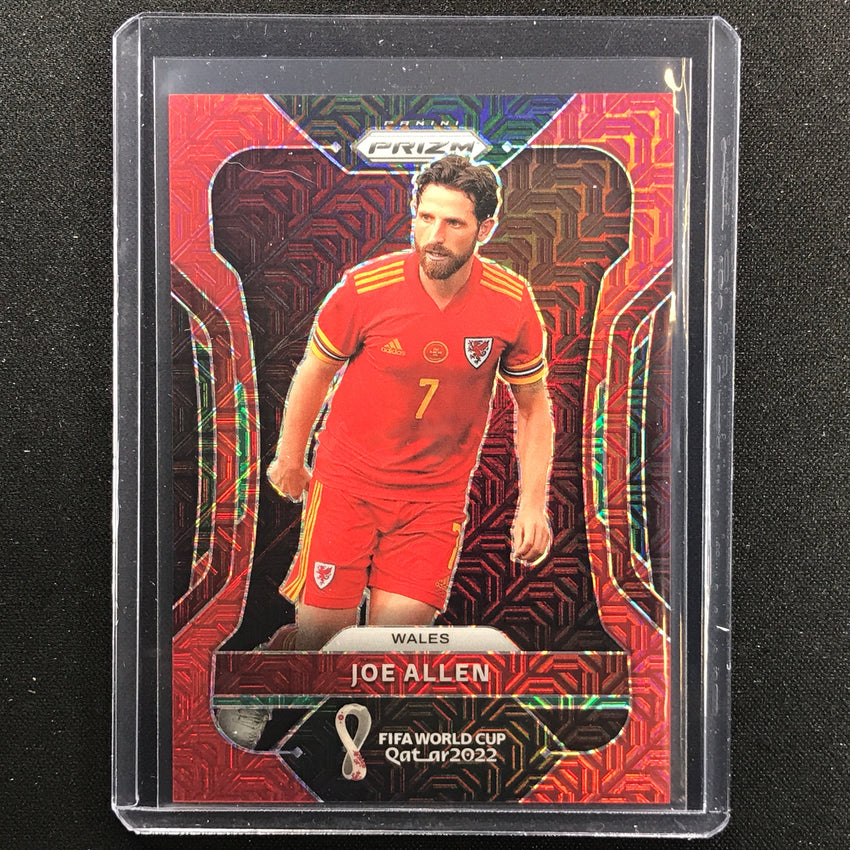 2022 Prizm Fifa World Cup Qatar Joe Allen Red Mojo 48/99