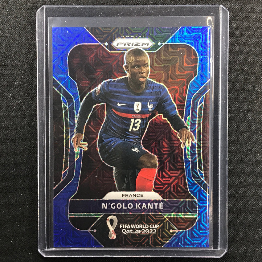 2022 Prizm Fifa World Cup Qatar Ngolo Kante Blue Mojo 8/75