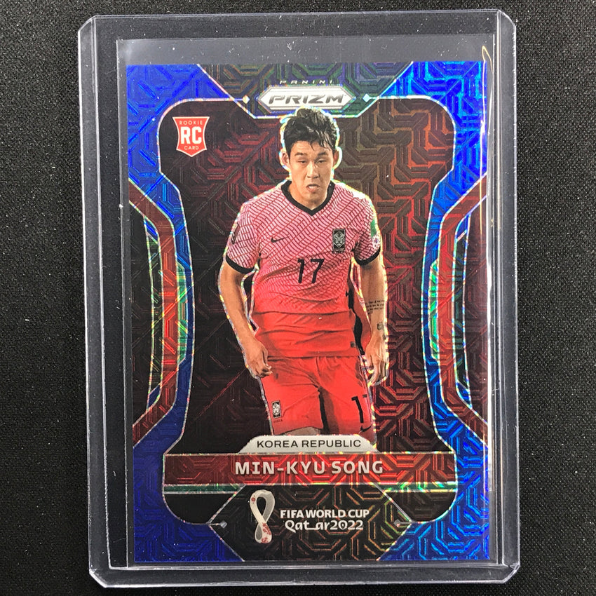 2022 Prizm Fifa World Cup Qatar Min-kyu Song Rookie Blue Mojo 53/75