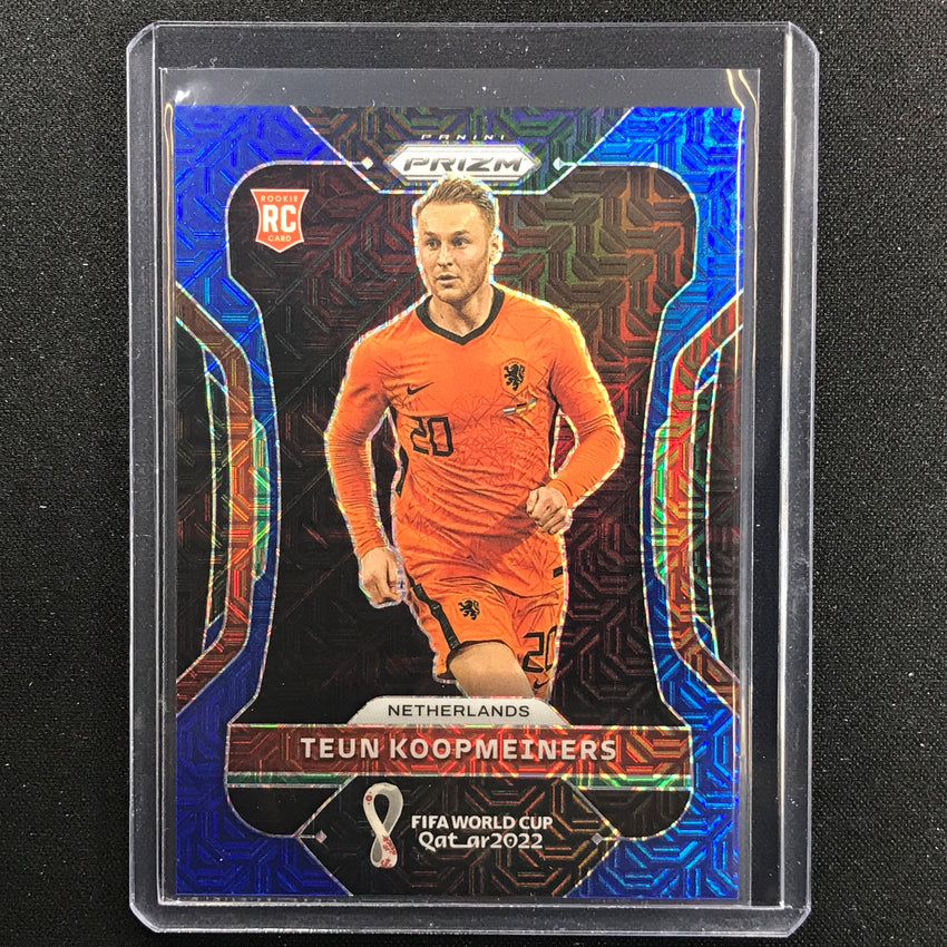 2022 Prizm Fifa World Cup Qatar Teun Koopmeiners Rookie Blue Mojo 40/75