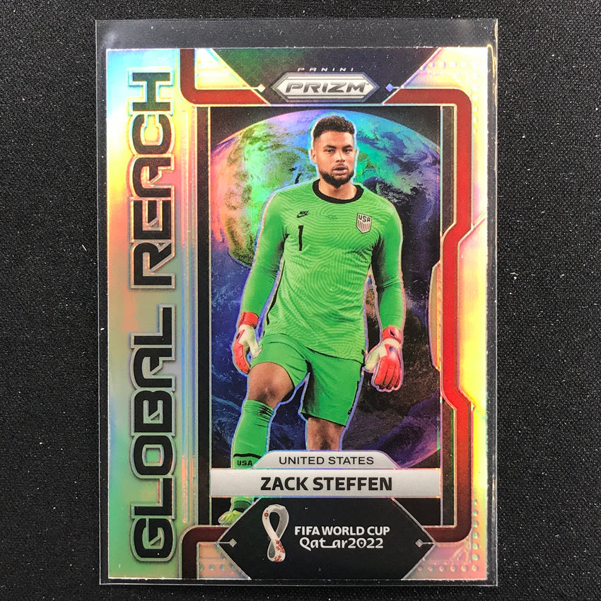 2022 Prizm FIFA World Cup Qatar ZACK STEFFEN Global Reach Silver #31