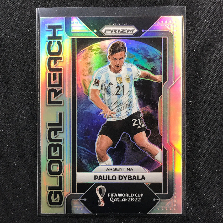 2022 Prizm FIFA World Cup Qatar PAULO DYBALA Global Reach Silver #32