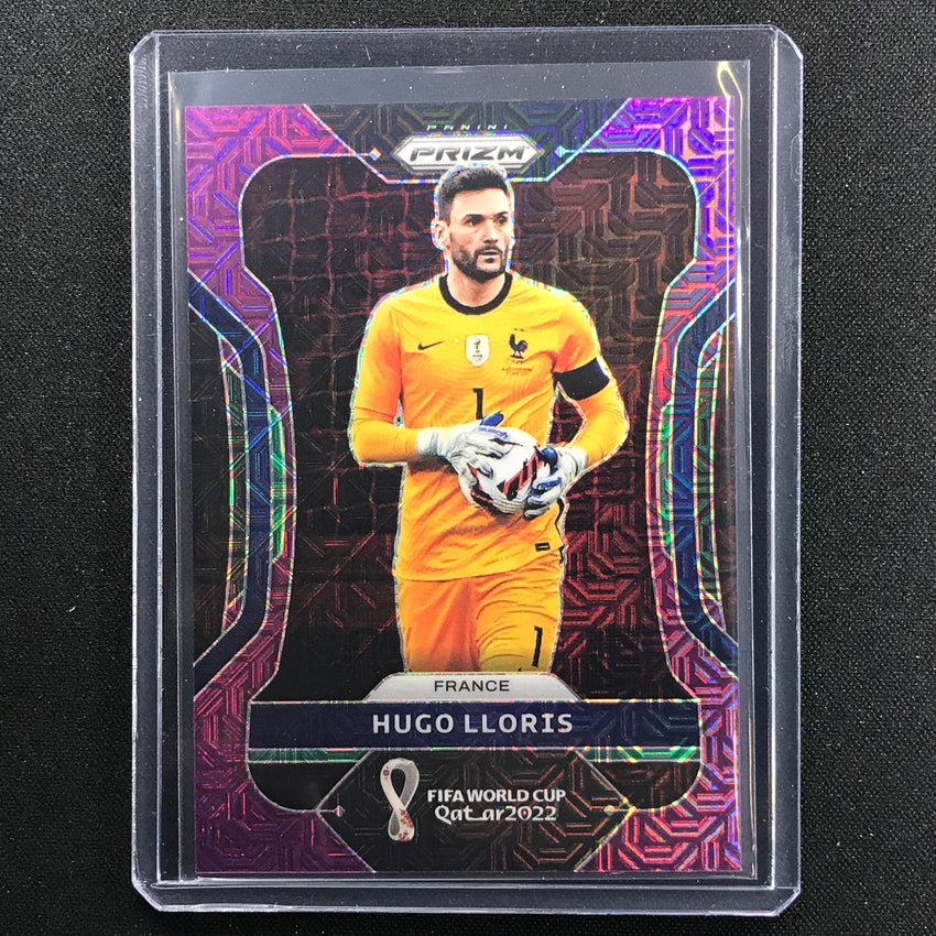 2022 Prizm Fifa World Cup Qatar Hugo Lloris Purple Mojo 6/49