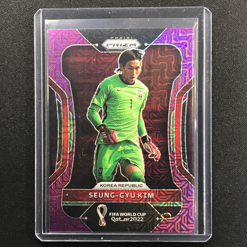 2022 Prizm Fifa World Cup Qatar Seung-gyu Kim Purple Mojo 46/49