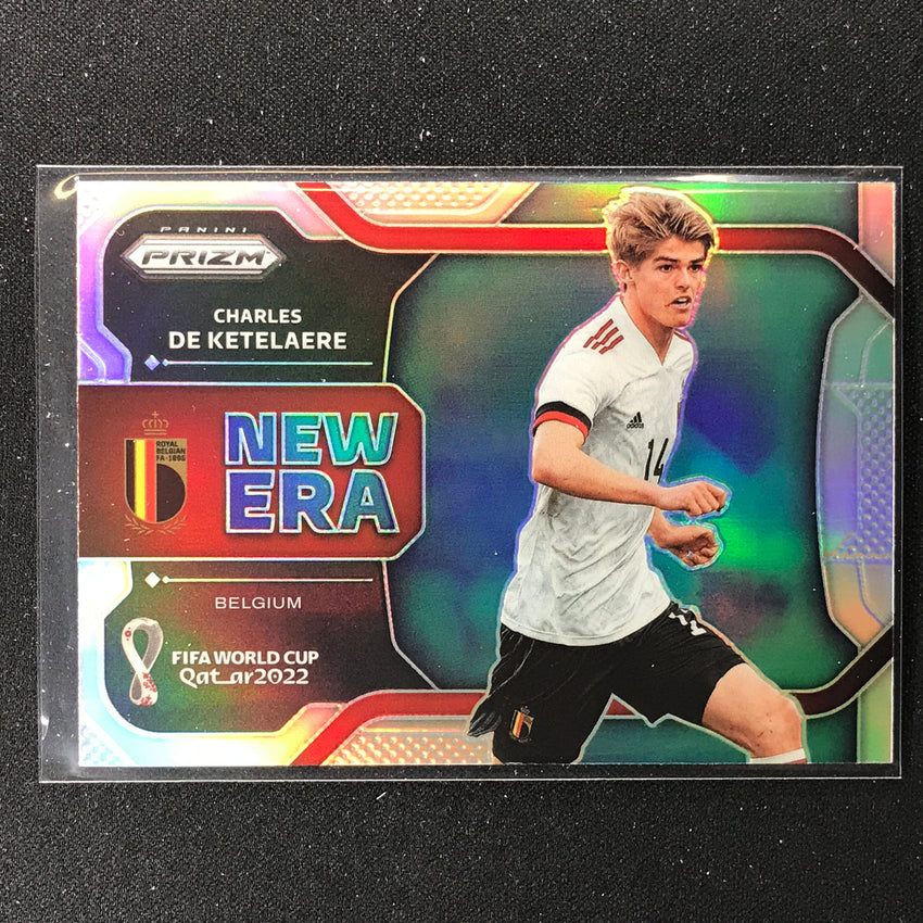 2022 Prizm FIFA World Cup Qatar CHARLES DE KETELAERE New Era Silver #1