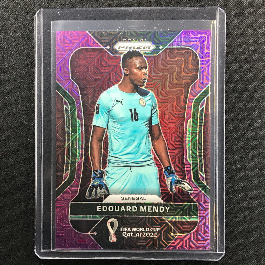 2022 Prizm Fifa World Cup Qatar Edouard Mendy Purple Mojo 40/49