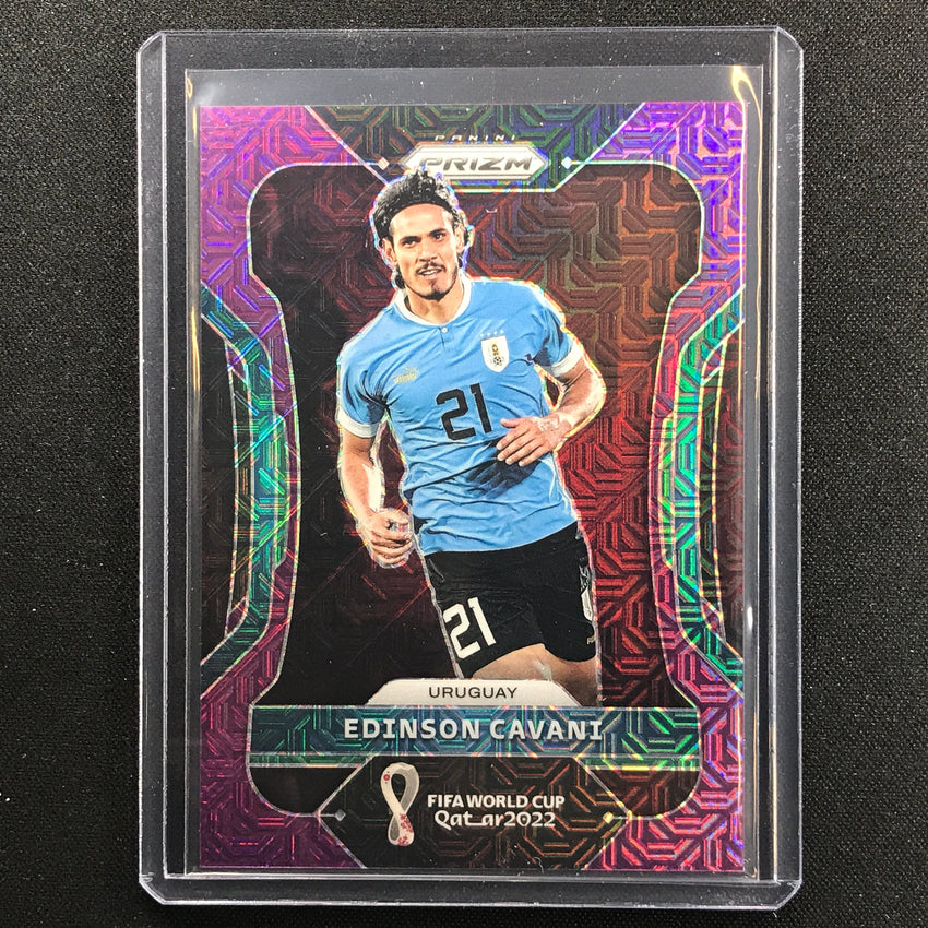 2022 Prizm Fifa World Cup Qatar Edinson Cavani Purple Mojo 39/49