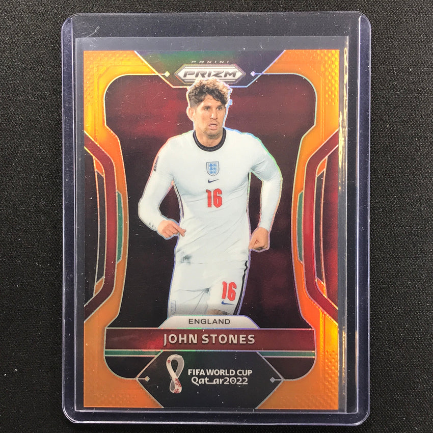 2022 Prizm Fifa World Cup Qatar John Stones Orange 9/25