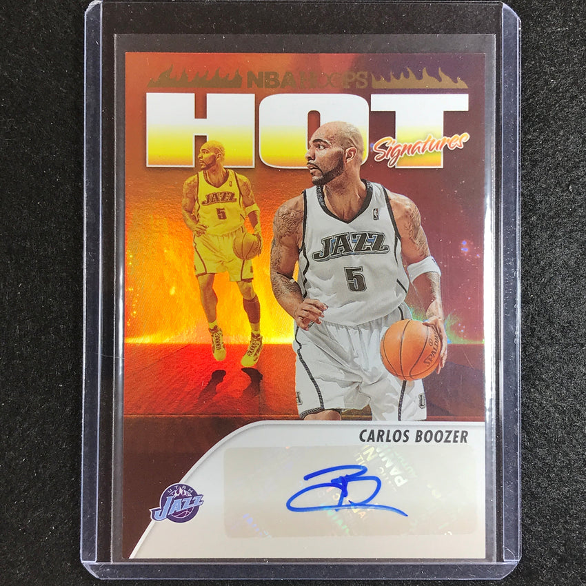 2023-24 Hoops Carlos Boozer Hot Signatures Auto No Boo