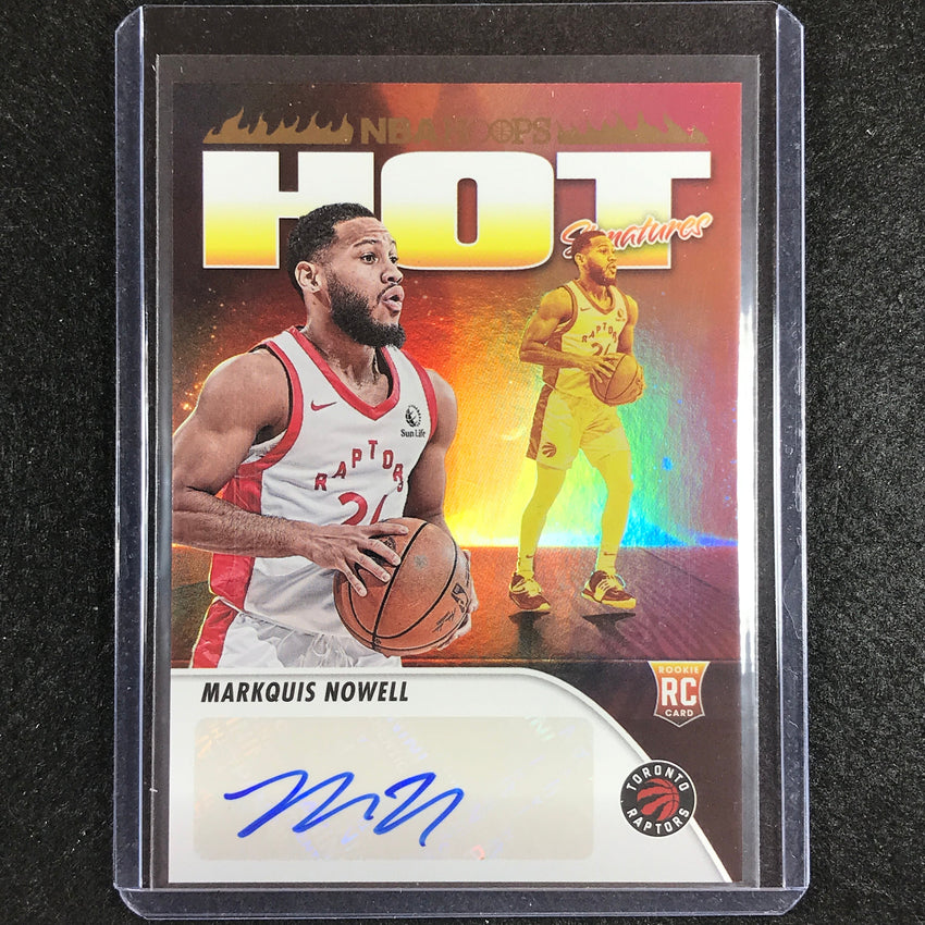 2023-24 Hoops Marquis Nowell Hot Signatures Rookie Auto No Mn