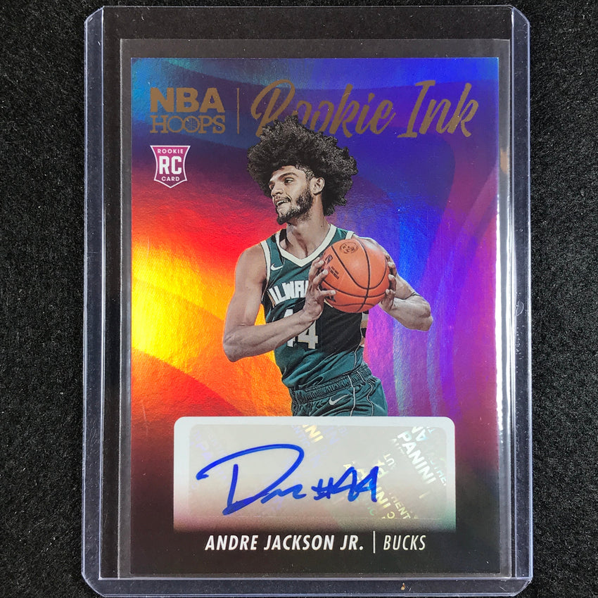 2023-24 Hoops Andre Jackson Jr. Rookie Ink Auto No Ajr