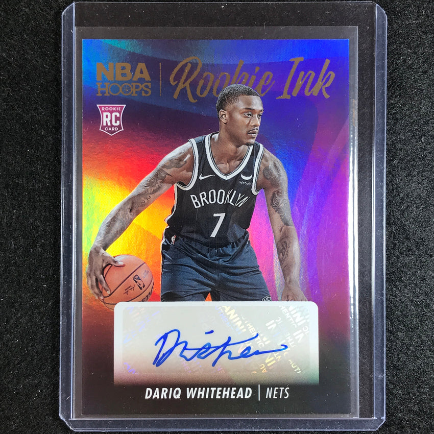2023-24 Hoops Dariq Whitehead Rookie Ink Auto No Drq