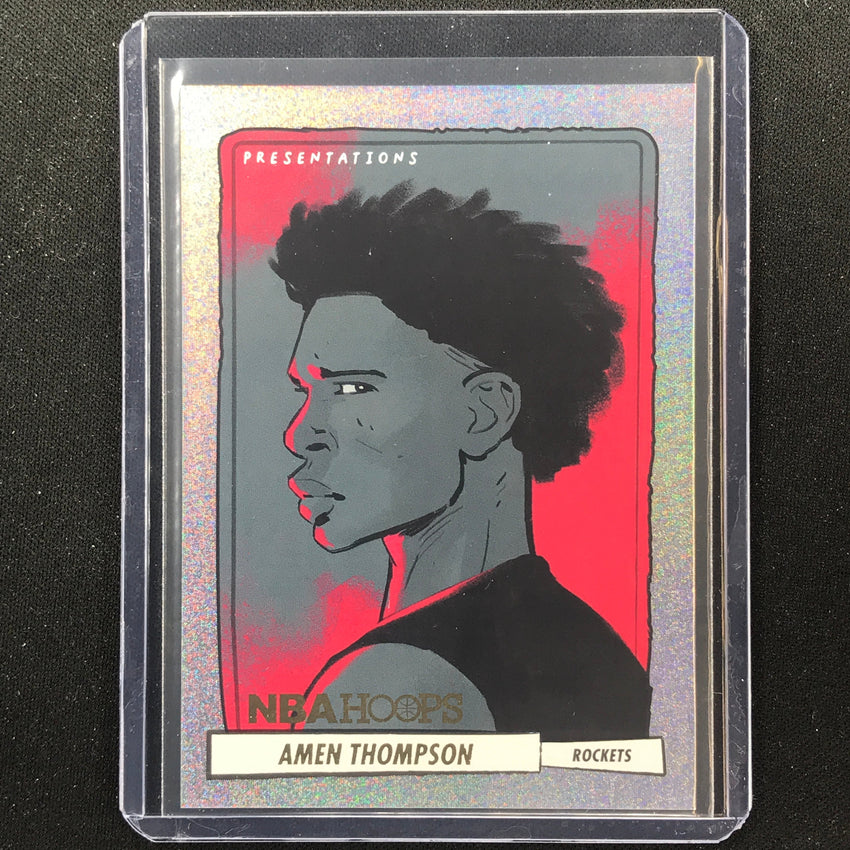 2023-24 Hoops Amen Thompson Presentations Rookie No 18