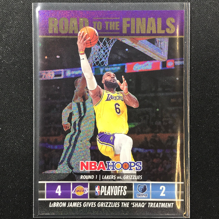 2023-24 Hoops Lebron James Road To The Finals First Round Recap No 1