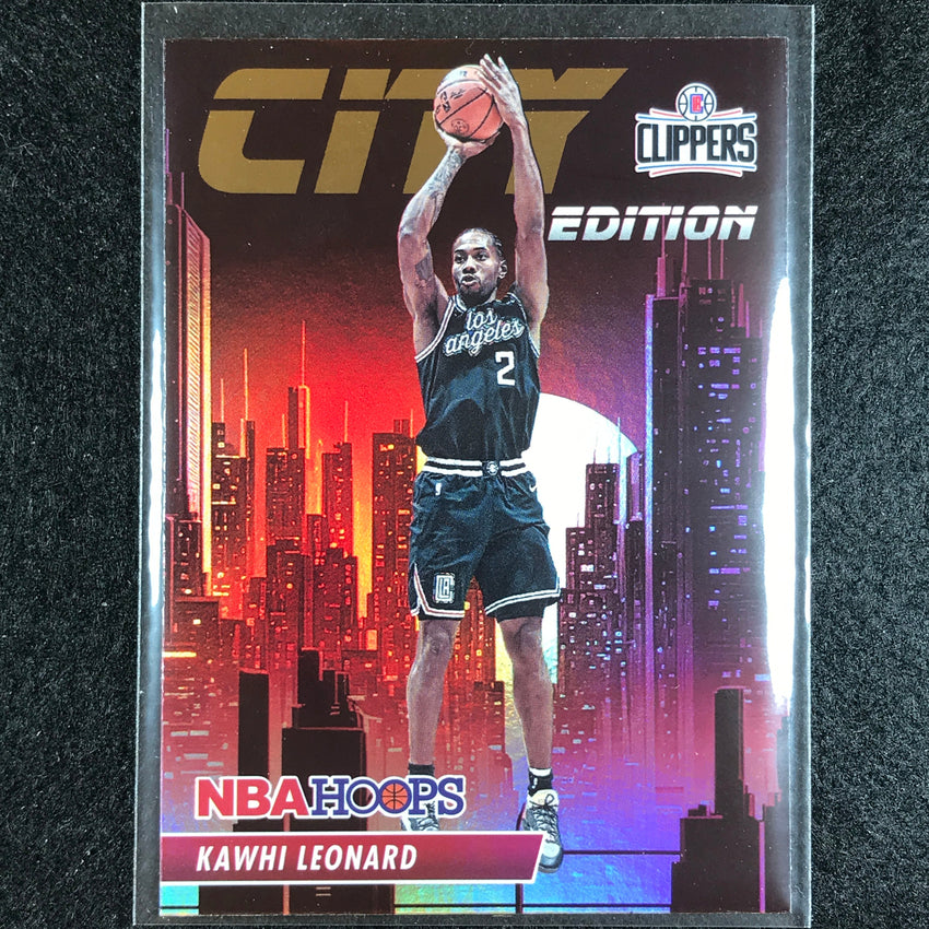 2023-24 Hoops Kawhi Leonard City Edition Holo No 26