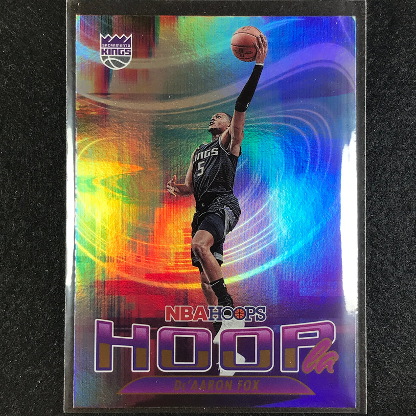 2023-24 Hoops Deaaron Fox Hoopla Holo No 14