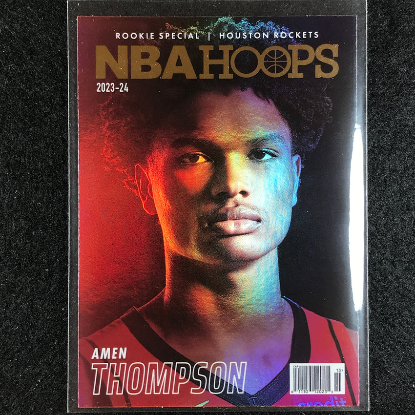 2023-24 Hoops Amen Thompson Rookie Special Holo No 1