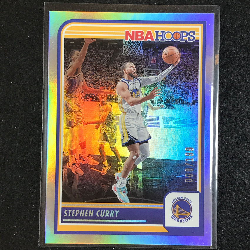 2023-24 Hoops Stephen Curry Base Silver 8/199