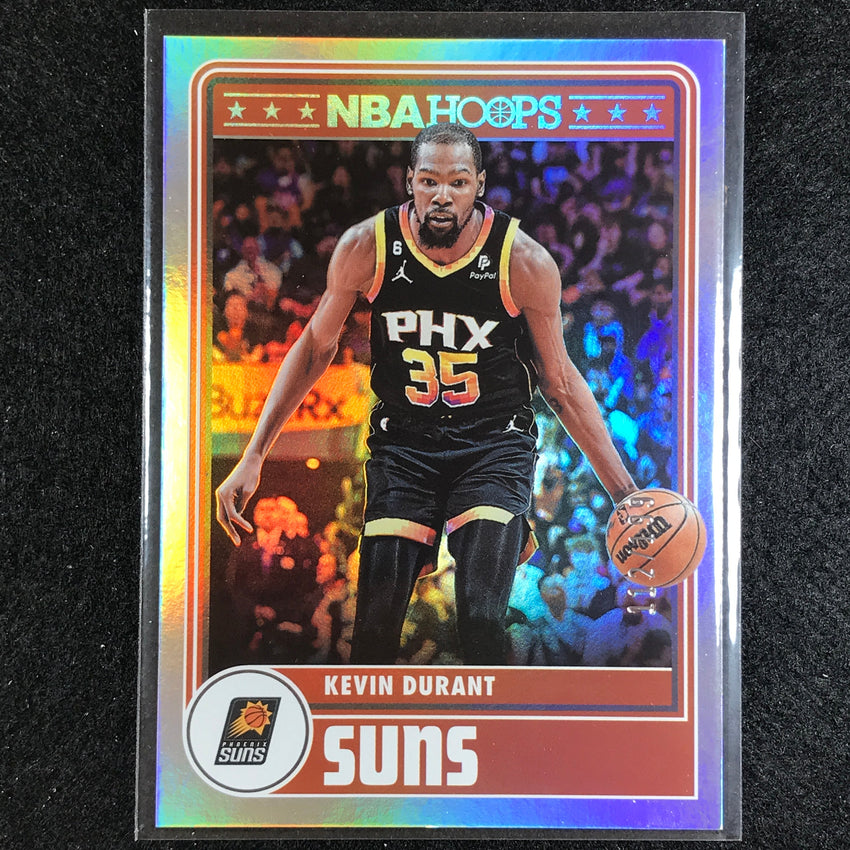 2023-24 Hoops Kevin Durant Hoops Tribute Base Silver 112/199
