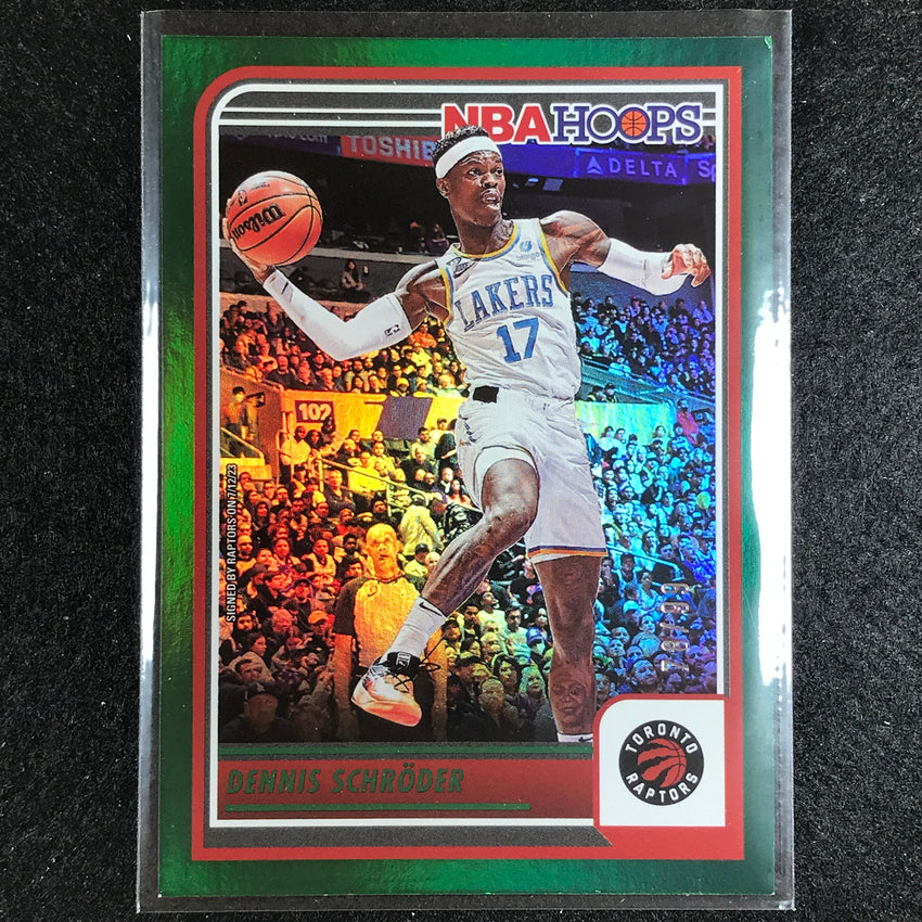 2023-24 Hoops Dennis Schroder Base Green 78/99