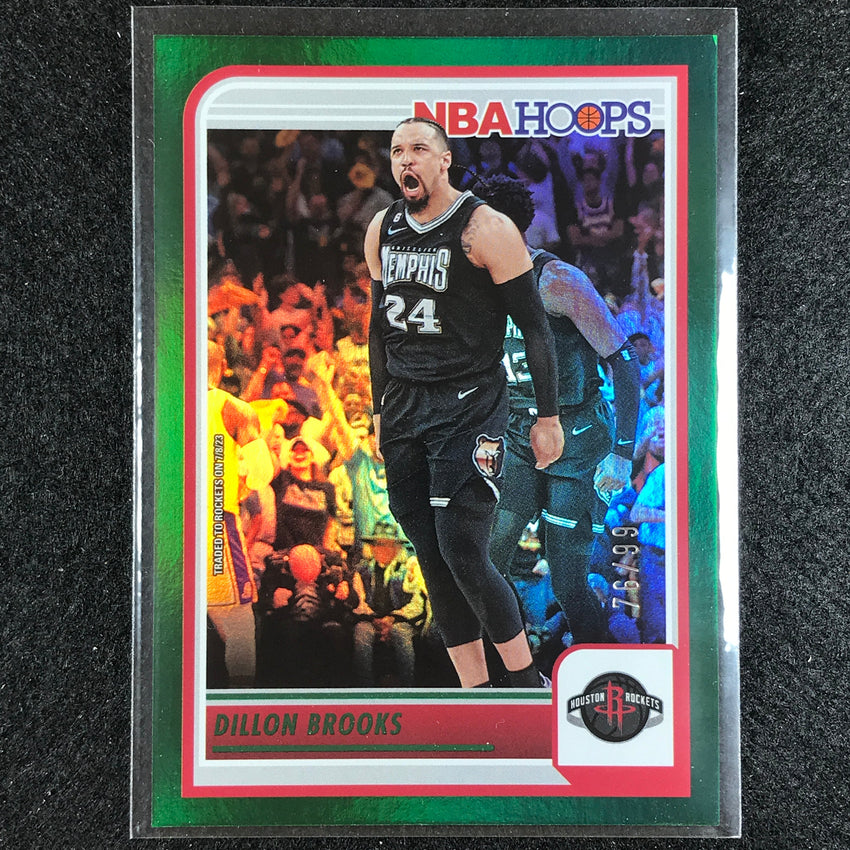 2023-24 Hoops Dillon Brooks Base Green 76/99