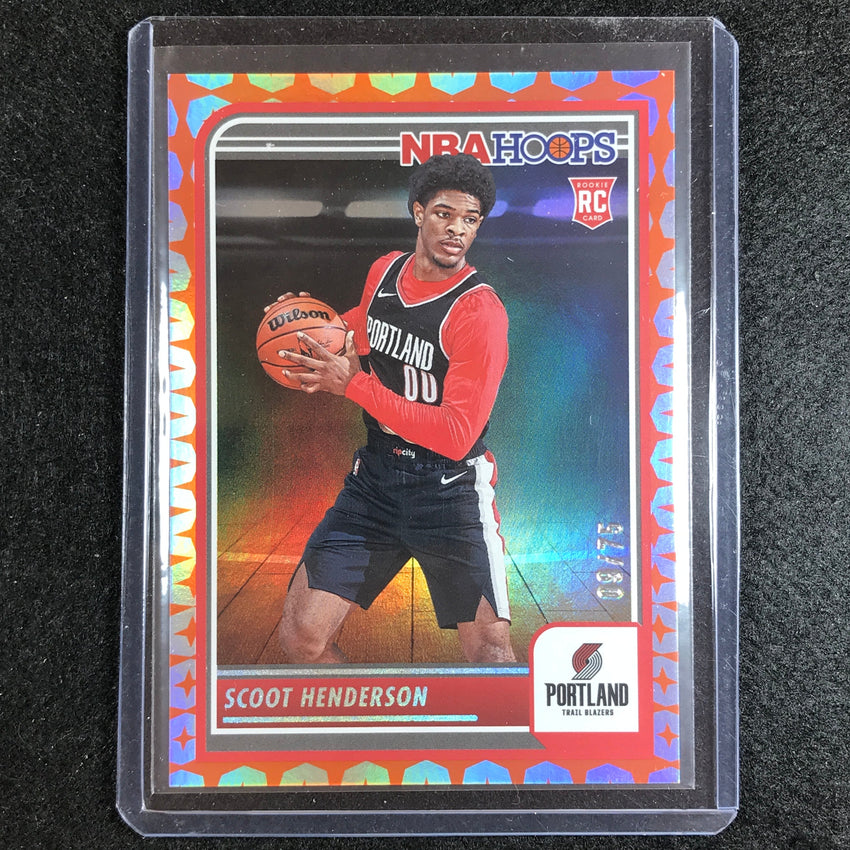 2023-24 Hoops Scoot Henderson Rookie Base Gravity 9/75
