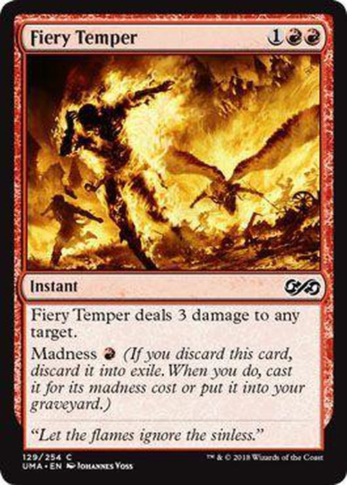 Fiery Temper 129/254 - UMA-Cherry Collectables