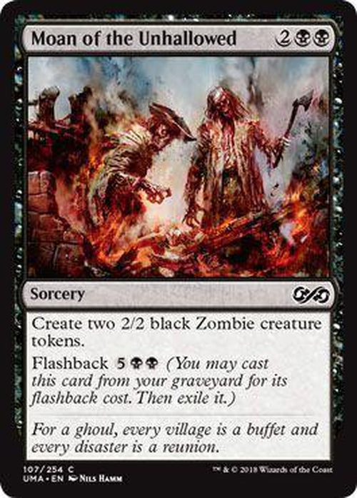 Moan of the Unhallowed 107/254 - UMA-Cherry Collectables