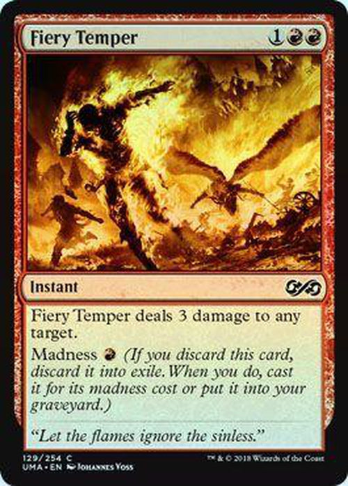 Fiery Temper 129/254 - UMA - Foil-Cherry Collectables