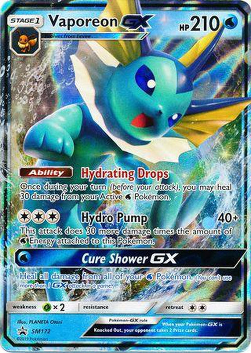 Vaporeon GX - SM172 - Promo-Cherry Collectables
