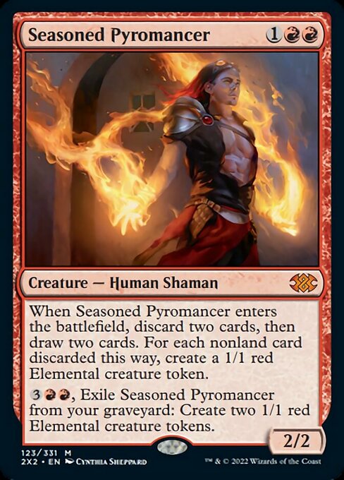 Seasoned Pyromancer 123 /331 - Mythic Double Masters 2022