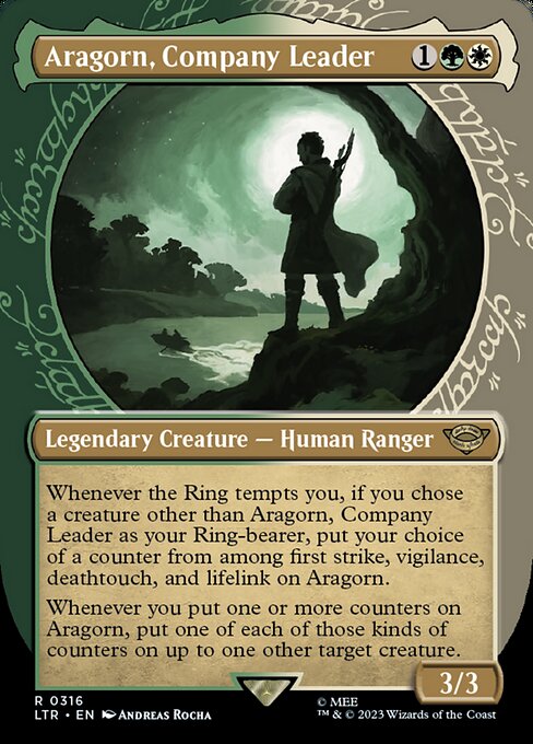SHOWCASE Aragorn, Company Leader #316  - Rare Lord of the Rings: Tales of Middle-Earth