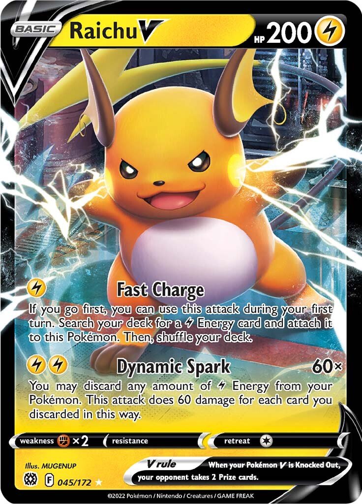 Raichu V - 45/172 - Ultra Rare