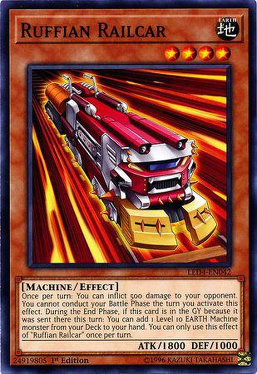 Ruffian Railcar - LED4-EN042 - Common 1st Edition-Cherry Collectables