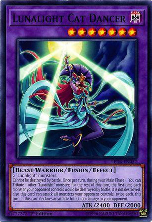Lunalight Cat Dancer - LED4-EN052 - Common 1st Edition-Cherry Collectables
