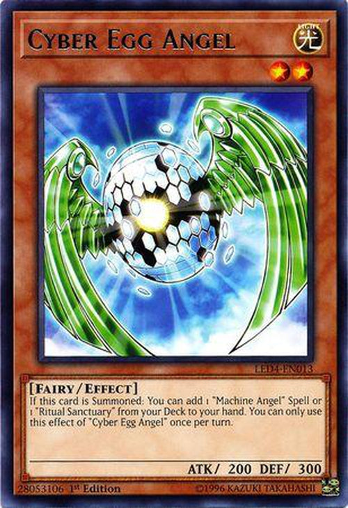 Cyber Egg Angel - LED4-EN013 - Rare 1st Edition-Cherry Collectables