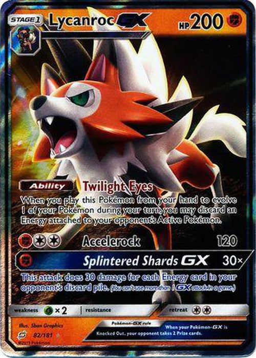 Lycanroc GX - 82/181 - Ultra Rare - Team Up-Cherry Collectables