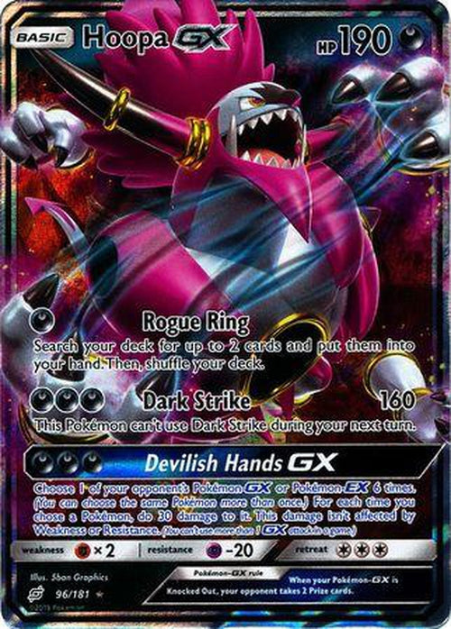 Hoopa GX - 96/181 - Ultra Rare - Team Up-Cherry Collectables