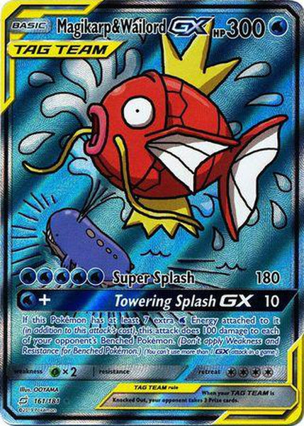 ALTERNATE ART Magikarp And Wailord GX - 161/181 - Full Art Ultra