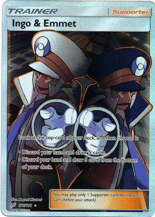 Ingo & Emmet - 176/181 - Full Art Ultra Rare - Team Up-Cherry Collectables
