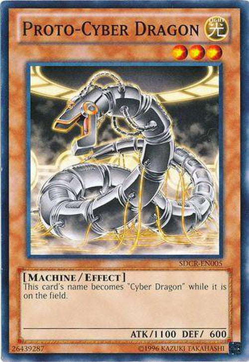 Proto-Cyber Dragon - SDCR-EN005 - Common Unlimited-Cherry Collectables