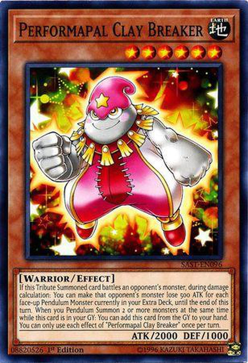 Performapal Clay Breaker - SAST-EN096 - Common 1st Edition-Cherry Collectables